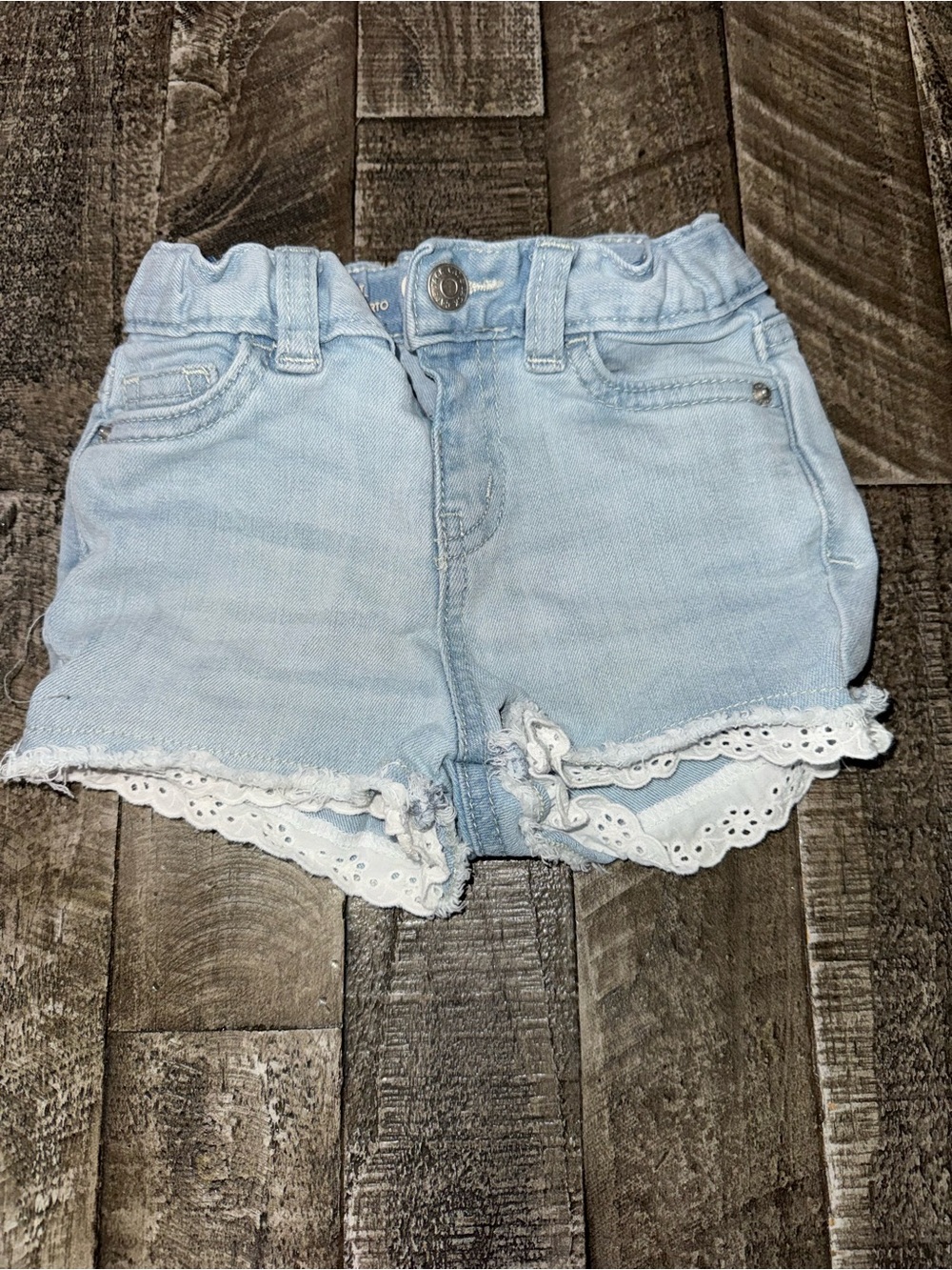 Cat & Jack Light Blue Denim Shorts and Skirt Set - Kids Bundle! - Picture 4 of 10